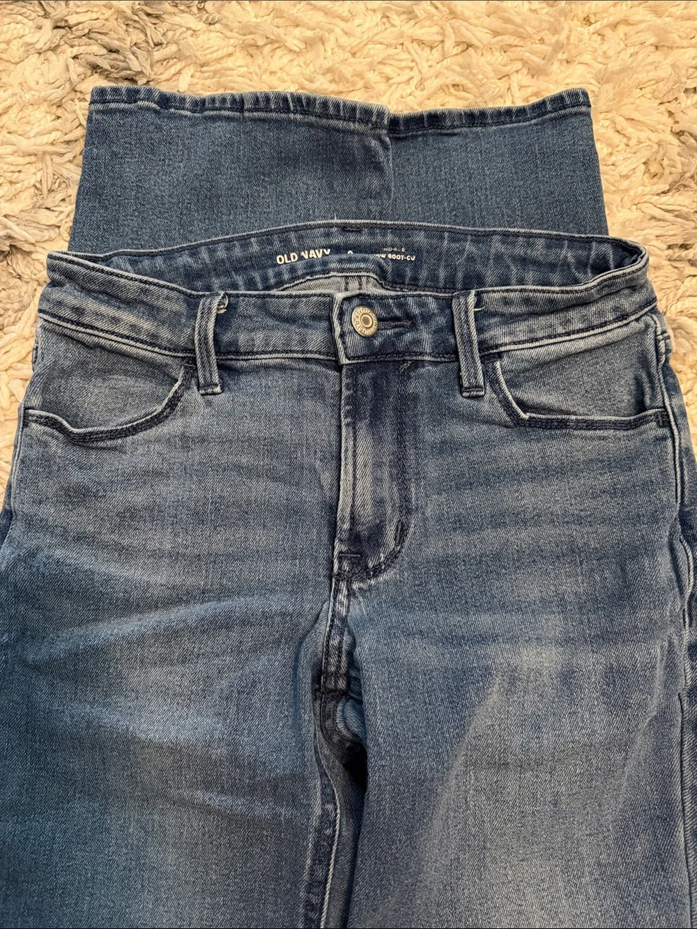 Classic Women's Blue Straight-Leg Jeans